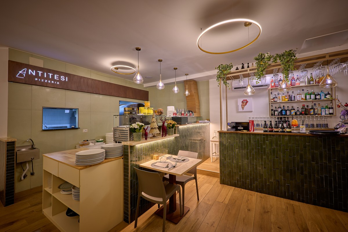 Sala principale Antitesi Pizzeria Frascati